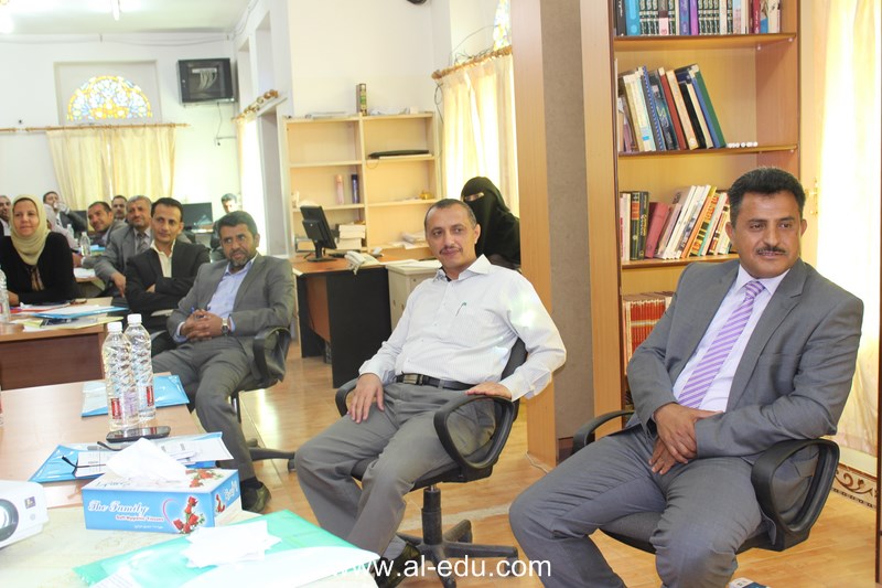 وحدة الجودة بجامعة الناصر تنظم ورشة عمل بعنوان "التخطيط الإستراتيجي للكليات ومواصفات البرامج الاكاديمية"