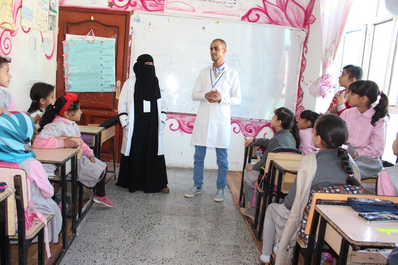 حملة توعوية صحية للمدارس يدشنها قسم صحة المجتمع بجامعة الناصر 