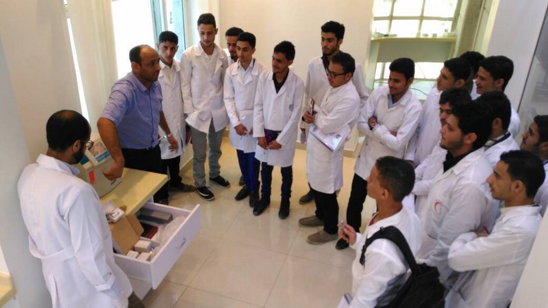 التدريب العملي أساس التخصص بقسم المختبرات الطبية في جامعة الناصر