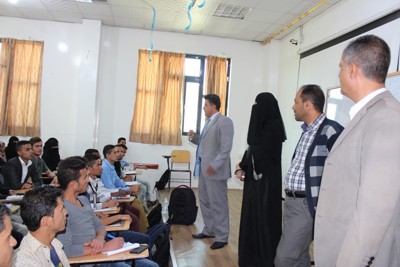 رئيس جامعة الناصر يتابع أعمال الفصل الدراسي الاول بكلية العلوم الطبية