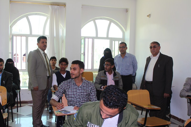 امتحانات كليتي العلوم الإدارية والإنسانية جامعة الناصر 2018-2019