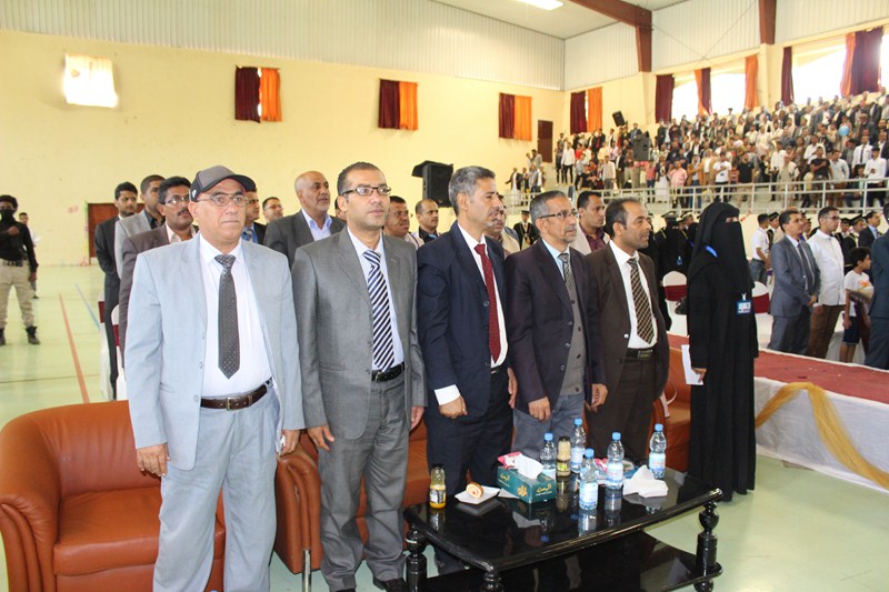 جامعة الناصر تحتفل بتخريج 355 طالباً وطالبة برعاية نائب وزير التعليم العالي