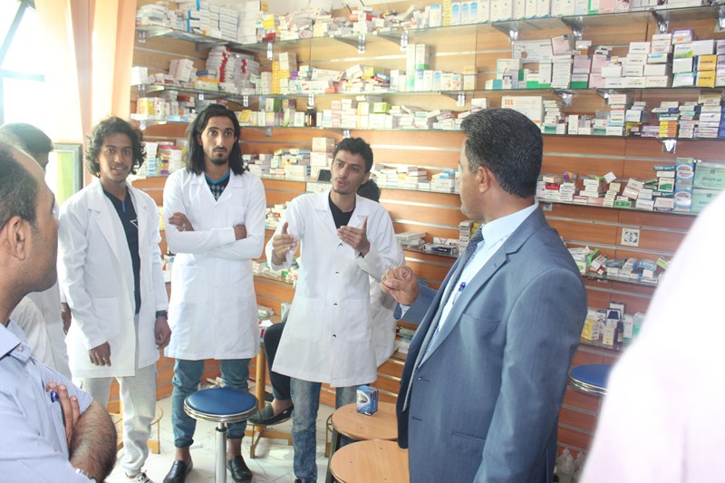 رئيس جامعة الناصر يتفقد سير أعمال الفصل الأول بكلية العلوم الطبية