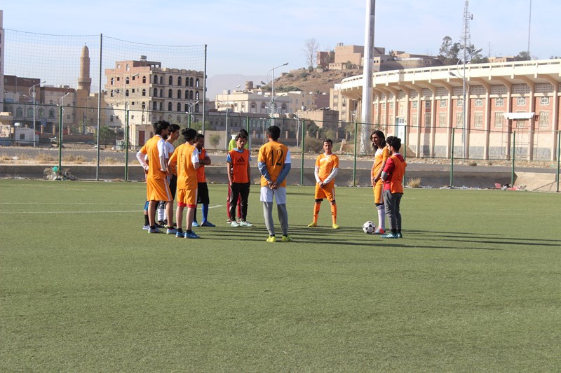 الدوري الداخلي لكرة القدم بجامعة الناصر يواصل منافساته الحماسية لعام 2019-2020