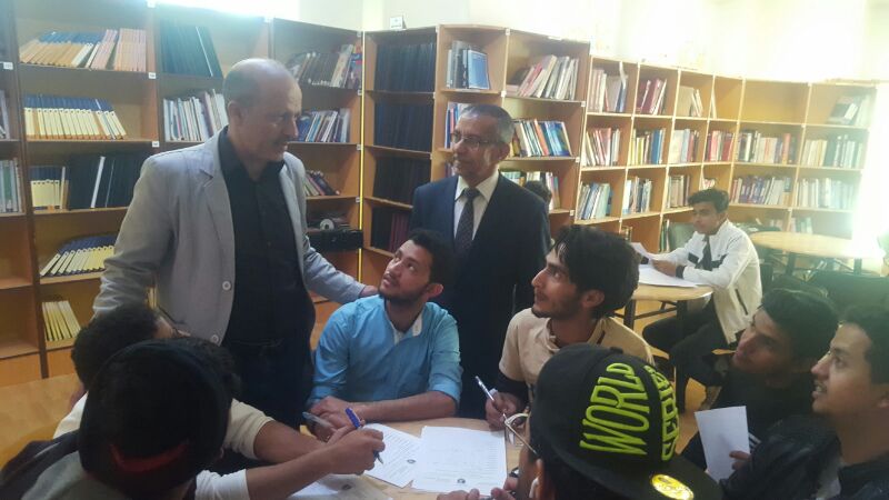 جامعة الناصر تستقبل وكيل وزارة التعليم العالي للشؤون التعليمية