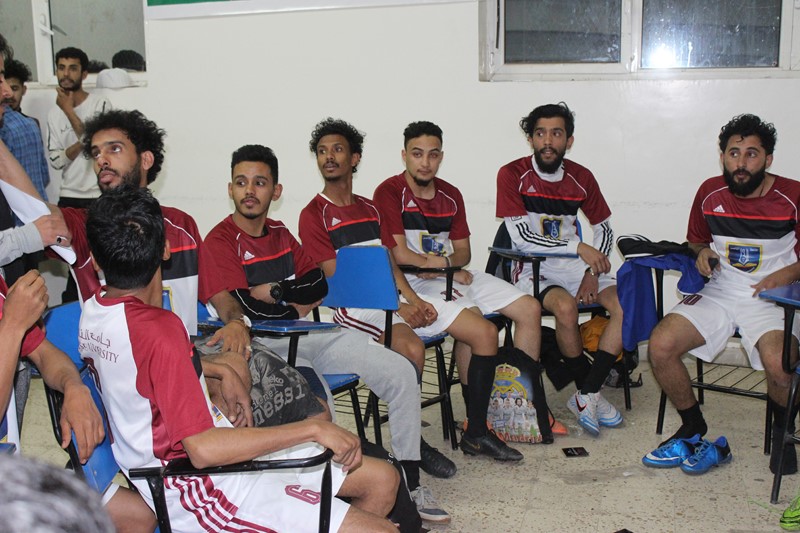 جامعة الناصر تشارك في مباريات بطولة كرة القدم الرياضية المقامة بمناسبة المولد النبوي الشريف