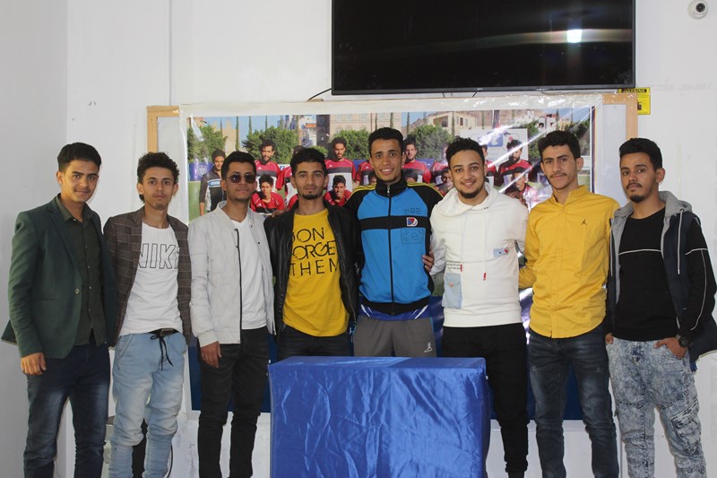 رئيس جامعة الناصر يكرم منتخب كرة القدم بمناسبة الفوز ببطولة المولد النبوي