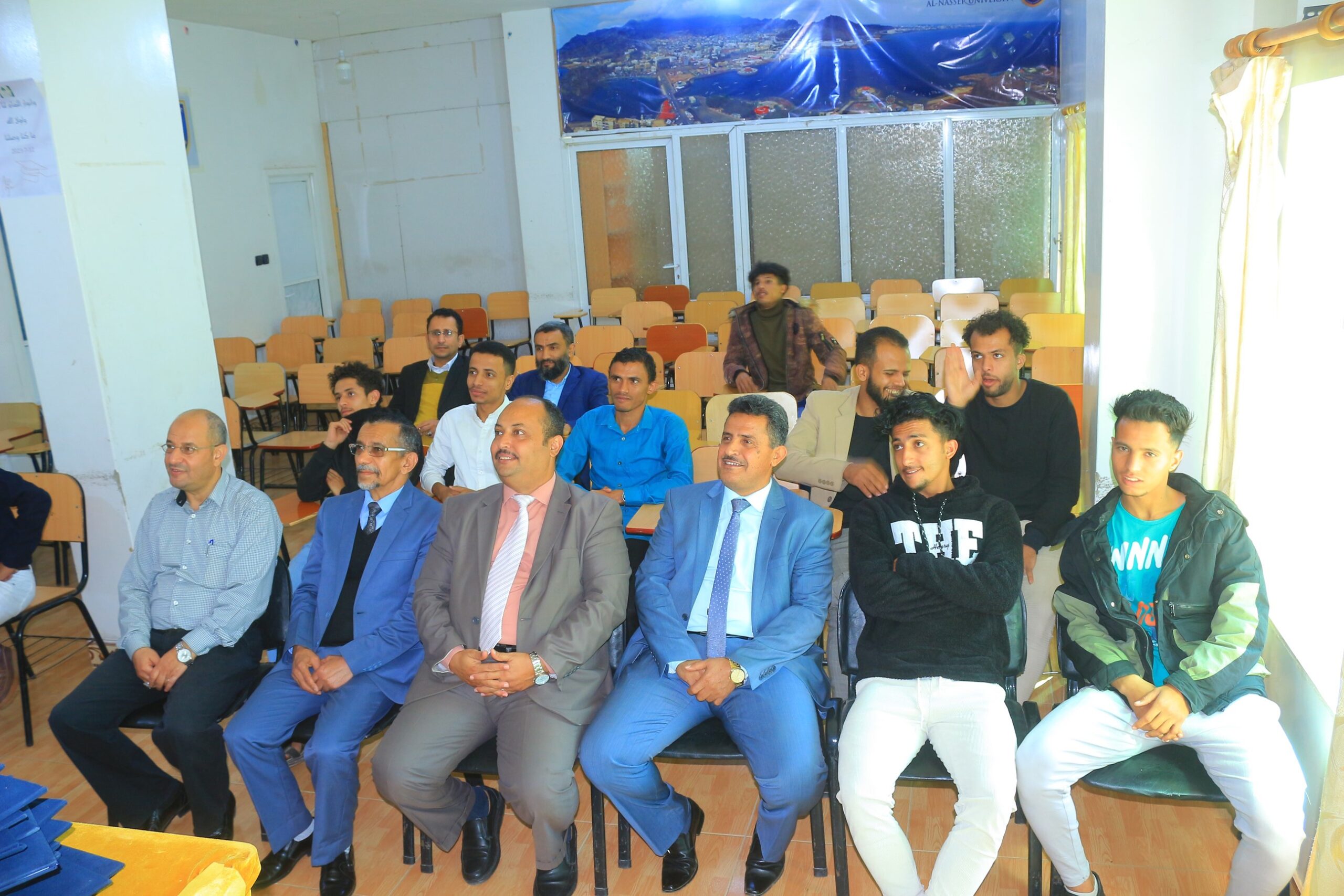 جامعة الناصر تنظم حفل وفاء تكريمي لمنتخبها الفائز بكأس بطولة "طوفان الأقصى " من بين 24 جامعة يمنية