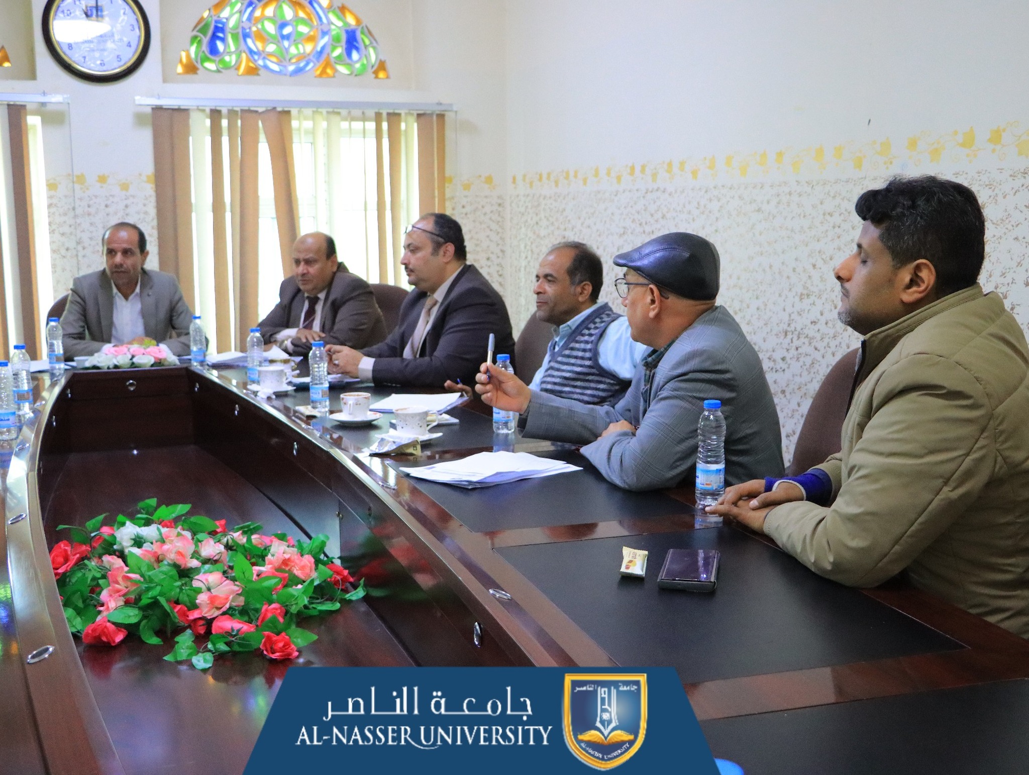 رئيس الجامعة يترأس الاجتماع الدوري بعمداء الكليات لتقييم سير العملية التعليمية