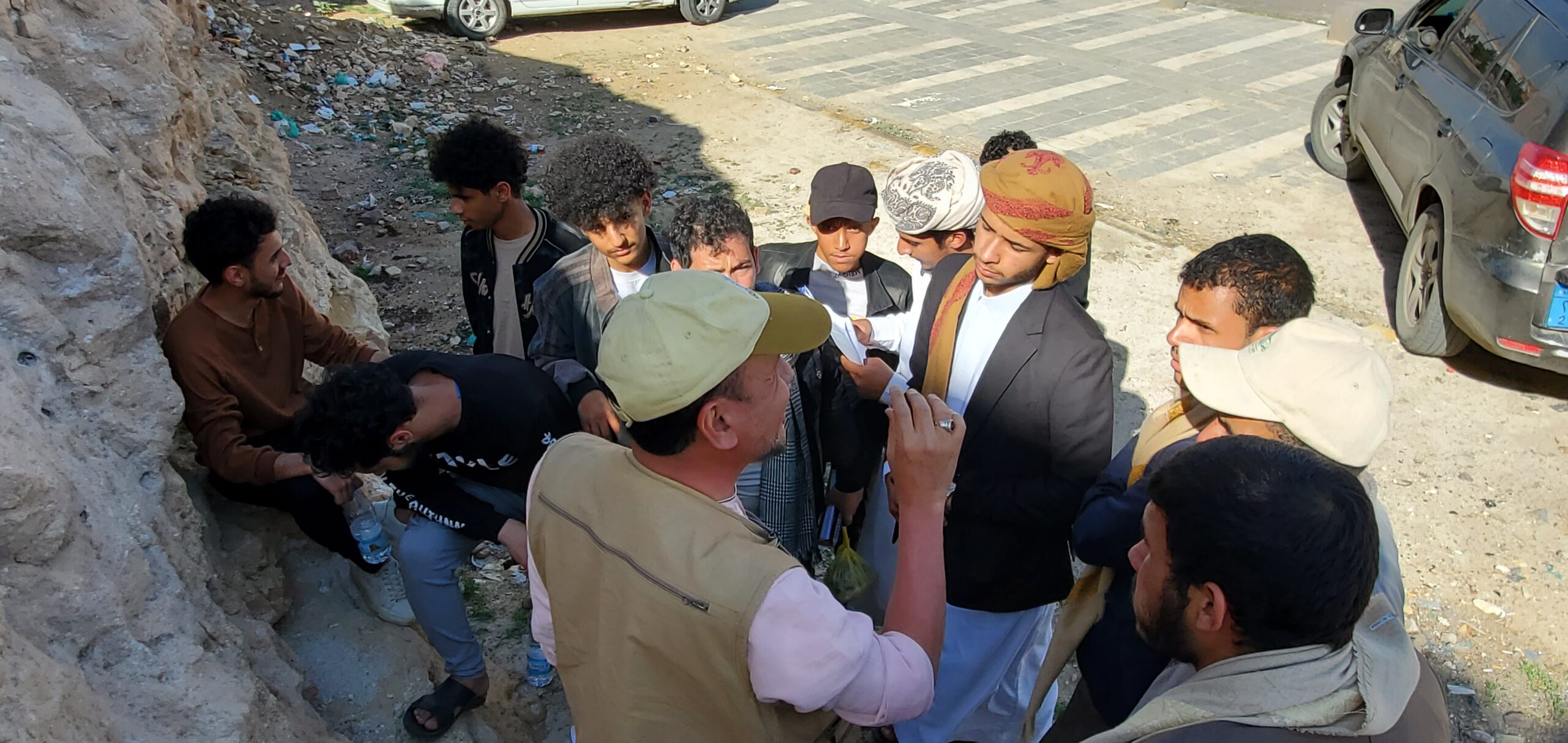 طلاب الهندسة المدنية بجامعة الناصر