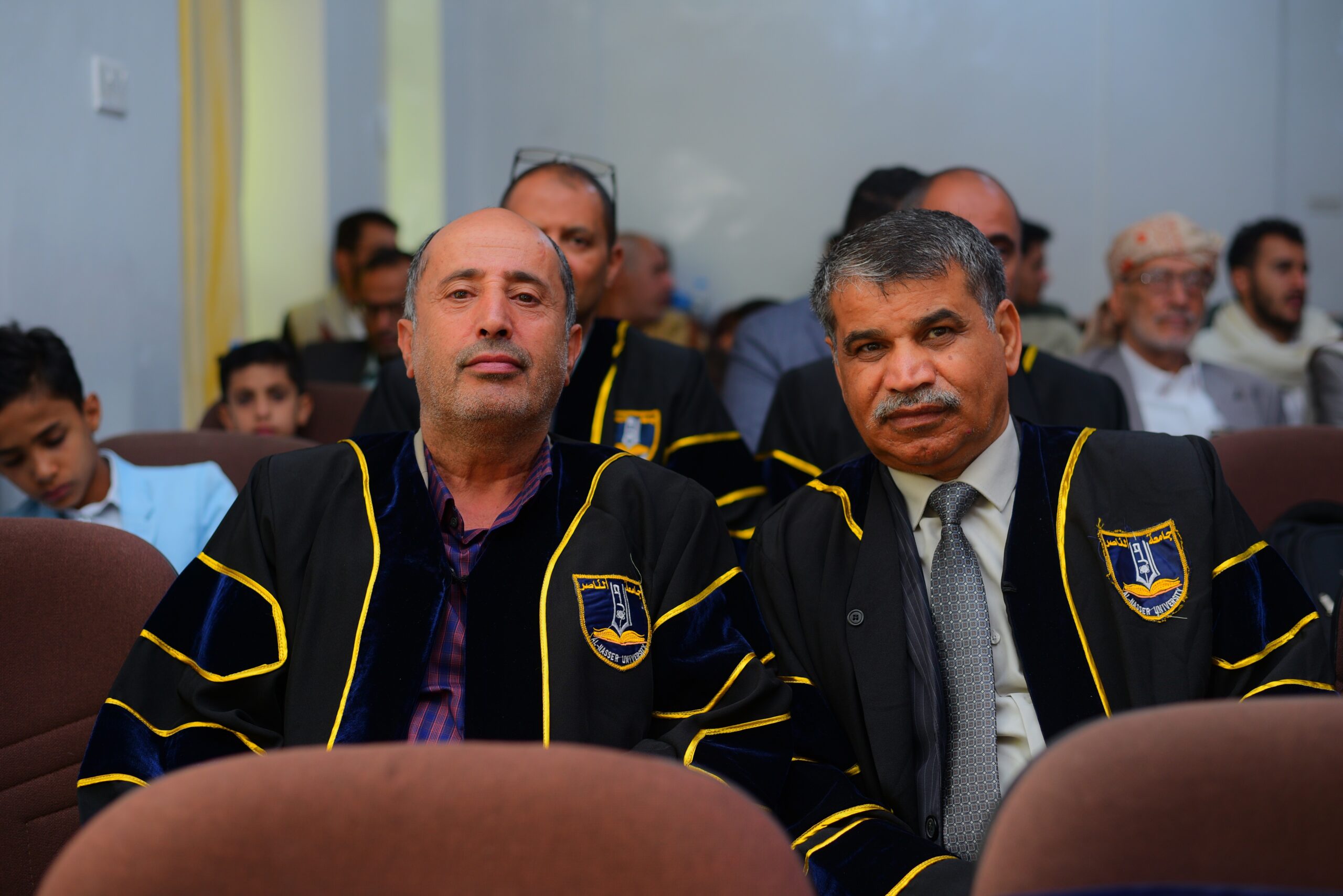 جامعة الناصر تطلق الأسبوع العلمي الحادي عشر لمناقشة أبحاث تخرج كلية العلوم الإدارية والمالية بصنعاء، بحضور أكاديمي ورسمي رفيع.