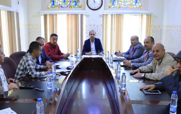 اجتماع مجلس جامعة الناصر لإقرار خطة القبول والمنح الدراسية 2026.