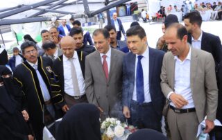 حفل تدشين الأسبوع العلمي الحادي عشر بجامعة الناصر في صنعاء بحضور الدكتور حاتم الدعيس نائب وزير التربية والدكتور ناصر الموفري رئيس الجامعة