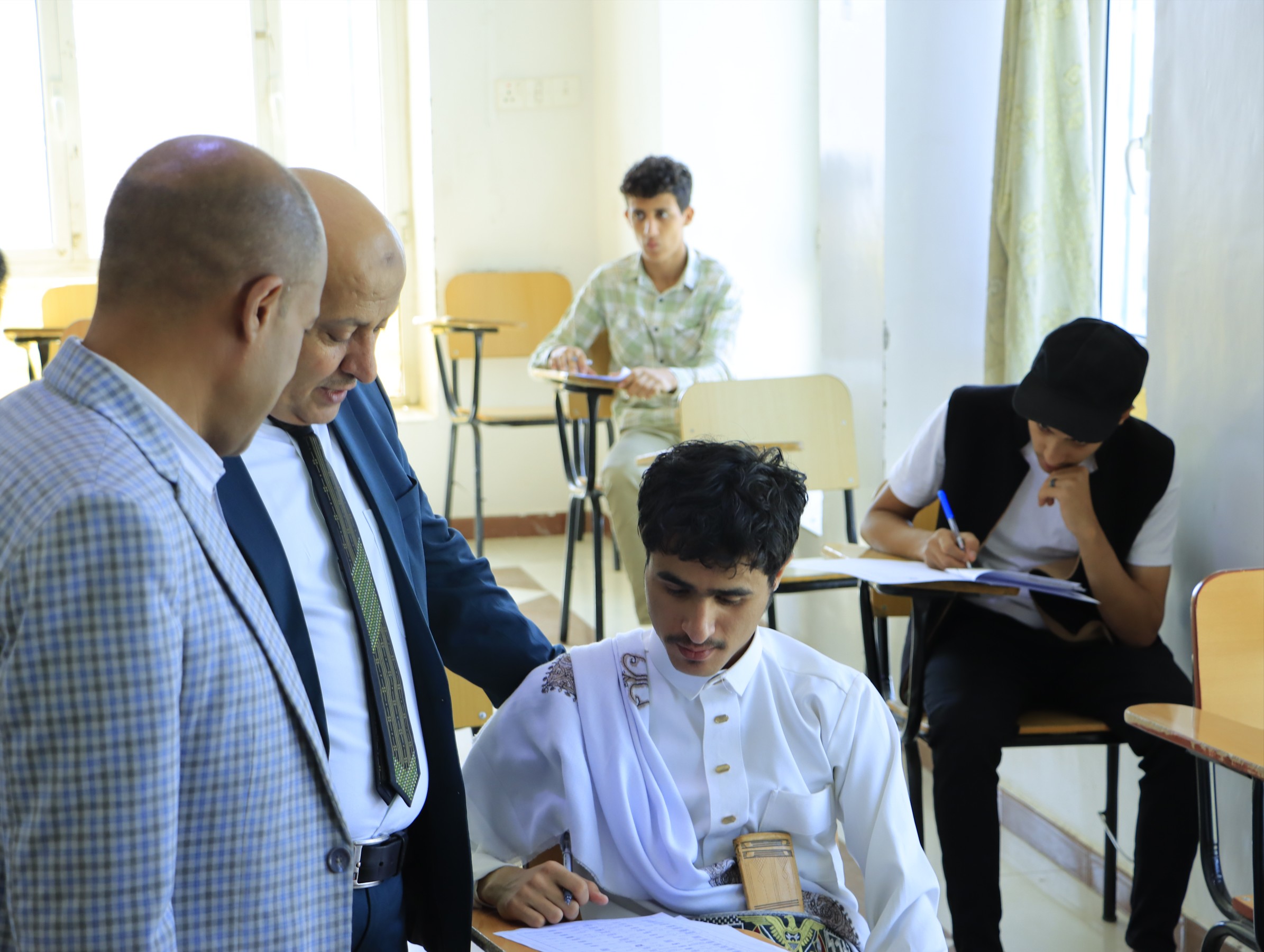 امتحانات الفصل الدراسي الثاني - طلبة المستوى الأول جامعة الناصر للعام الجامعي 2025 - 2026