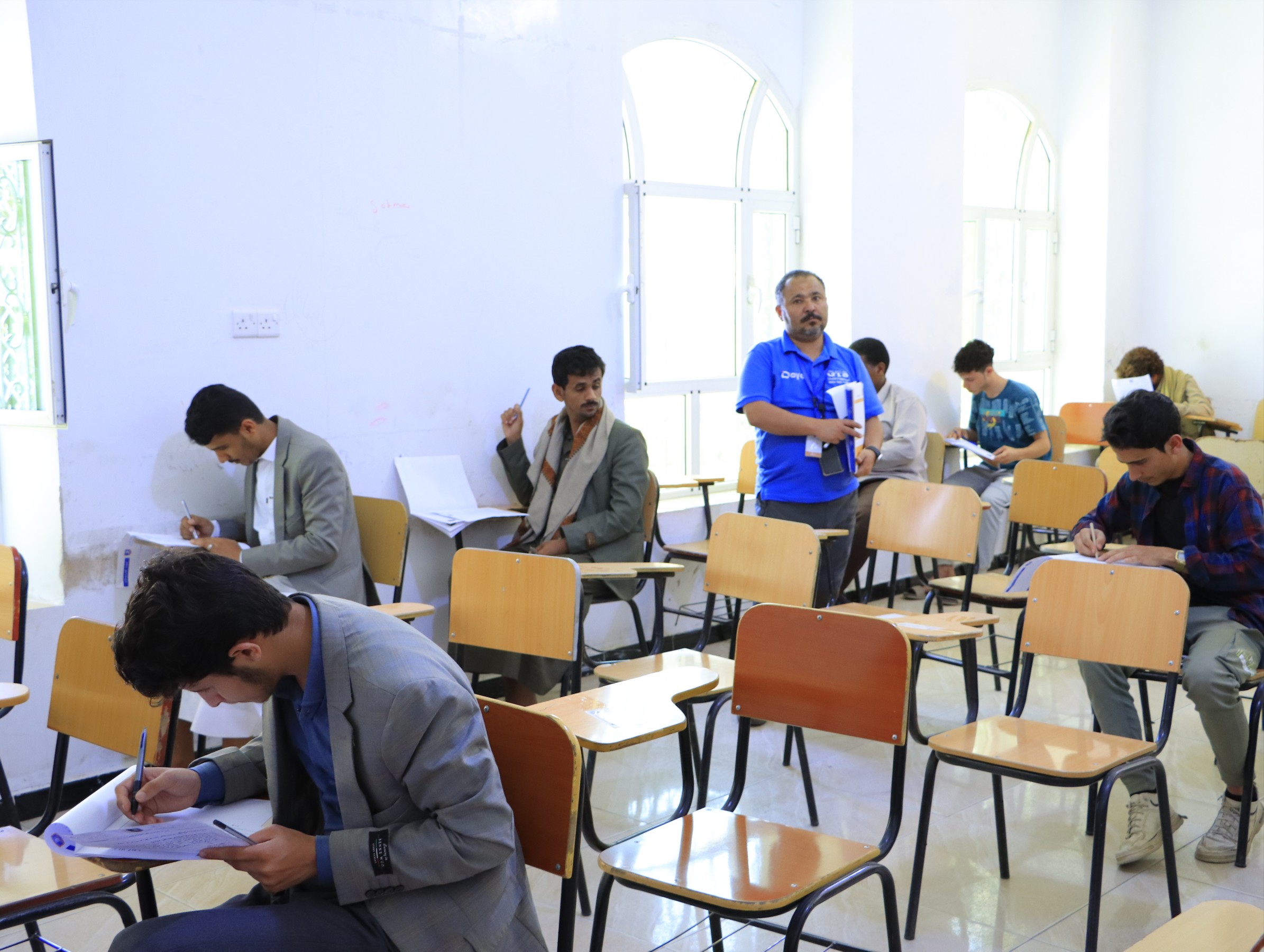 امتحانات الفصل الدراسي الثاني - طلبة المستوى الأول جامعة الناصر للعام الجامعي 2025 - 2026