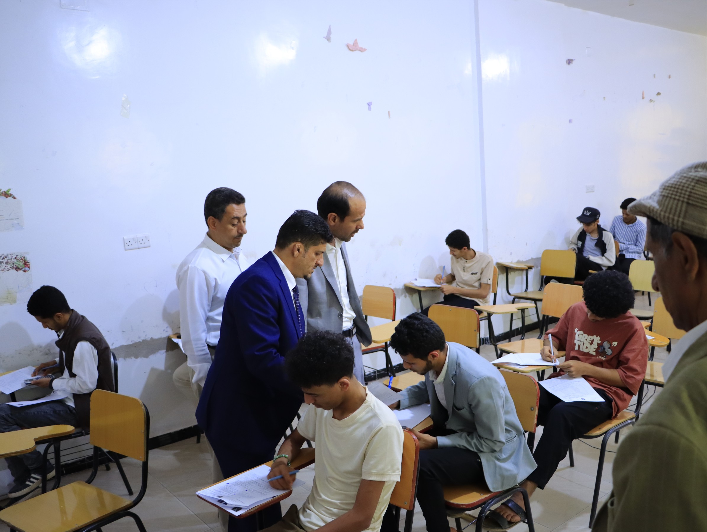 امتحانات الفصل الدراسي الثاني - طلبة المستوى الأول جامعة الناصر للعام الجامعي 2025 - 2026