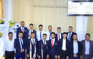 مناقشة أبحاث تخرج قسم الصيدلة في كلية العلوم الطبية بجامعة الناصر