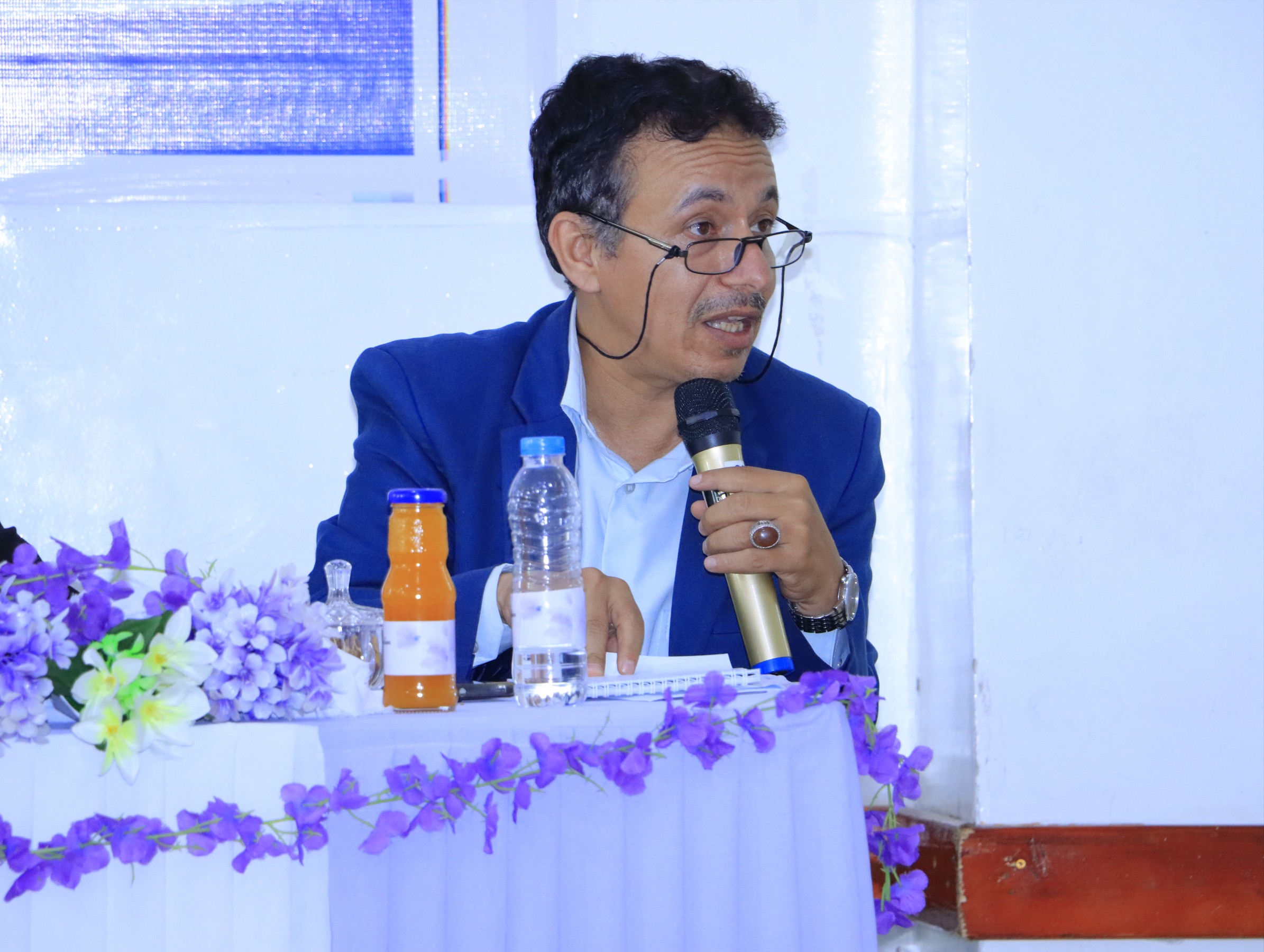 مناقشة مشاريع التخرج قسم التمريض وقسم التغذية العلاجية جامعة الناصر