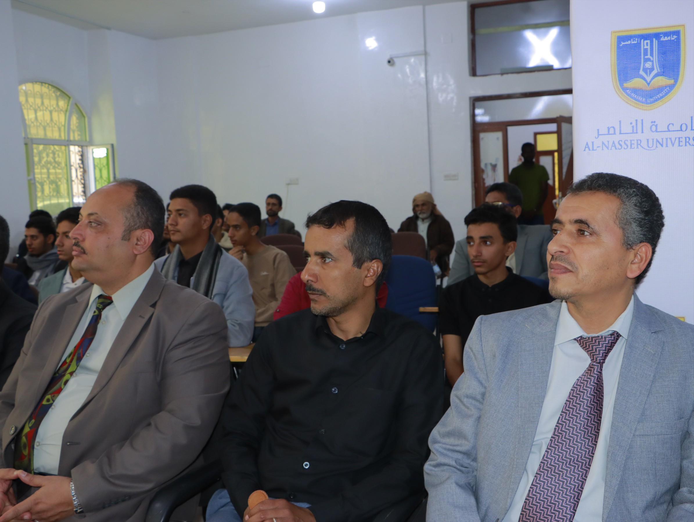 حفل تدشين برنامج أولمبياد العلوم والتكنولوجيا 1447هـ بجامعة الناصر بحضور رئيس الجامعة وممثلي الهيئة العامة للعلوم والبحوث والتكنولوجيا والابتكار