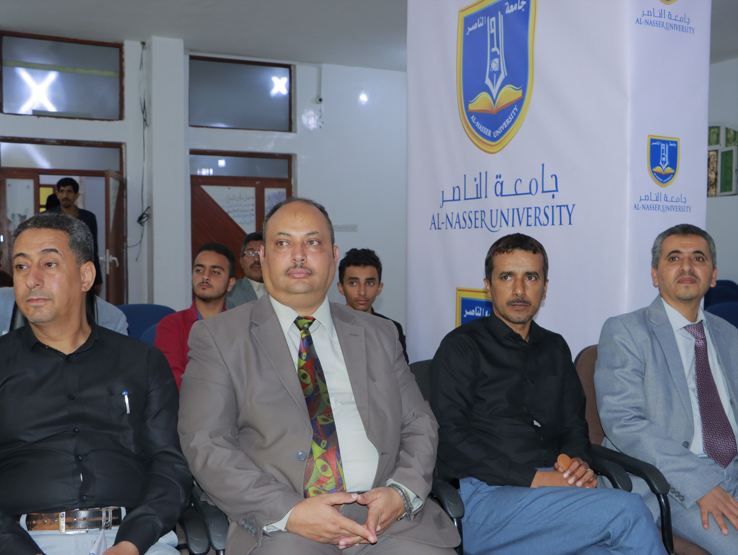 حفل تدشين برنامج أولمبياد العلوم والتكنولوجيا 1447هـ بجامعة الناصر بحضور رئيس الجامعة وممثلي الهيئة العامة للعلوم والبحوث والتكنولوجيا والابتكار