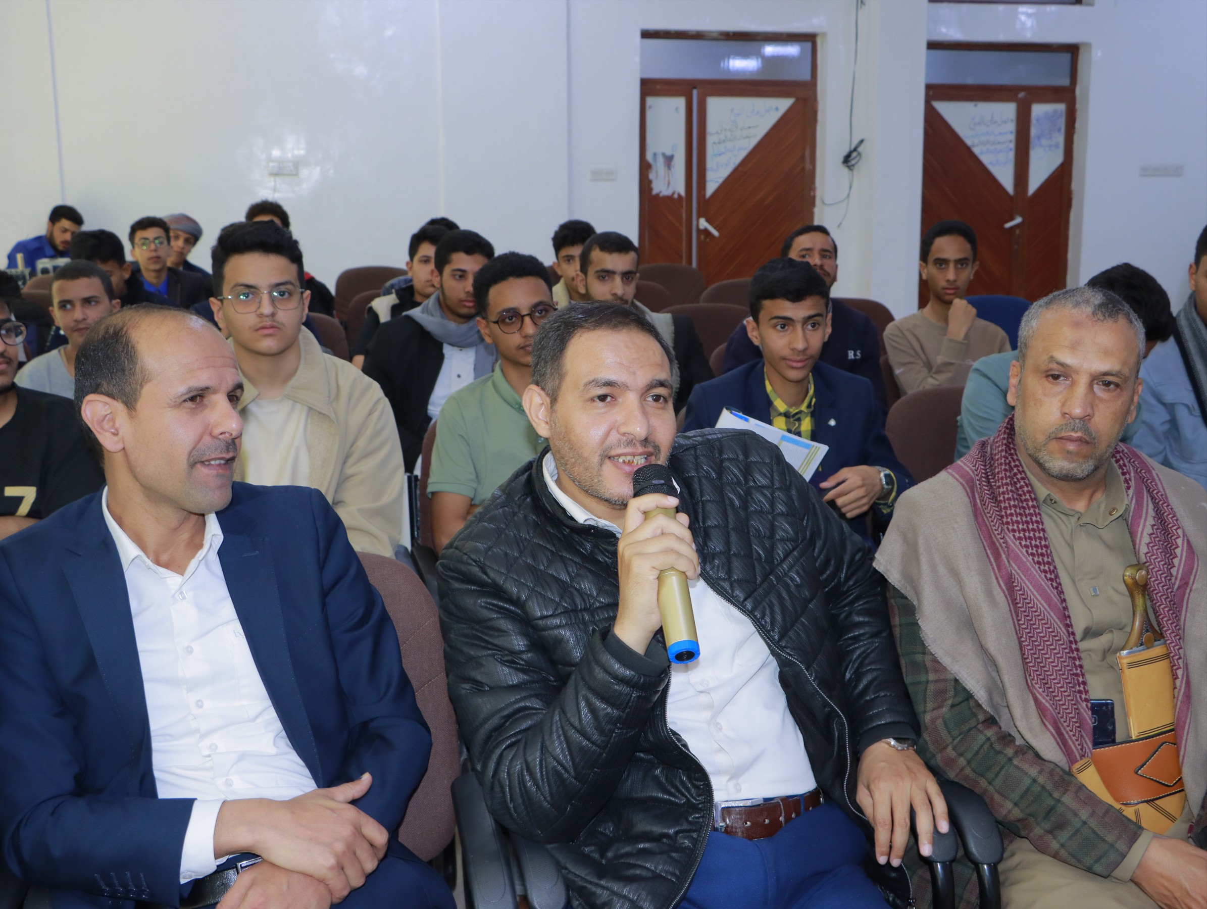 حفل تدشين برنامج أولمبياد العلوم والتكنولوجيا 1447هـ بجامعة الناصر بحضور رئيس الجامعة وممثلي الهيئة العامة للعلوم والبحوث والتكنولوجيا والابتكار