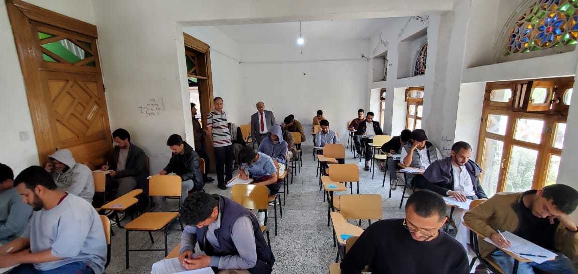 تفقد اختبارات كلية الهندسة وعلوم الحاسوب جامعة الناصر 1447 بحضور الدكتور حسين البهجي