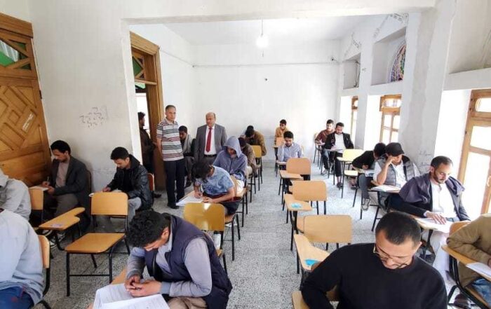 تفقد اختبارات كلية الهندسة وعلوم الحاسوب جامعة الناصر 1447 بحضور الدكتور حسين البهجي