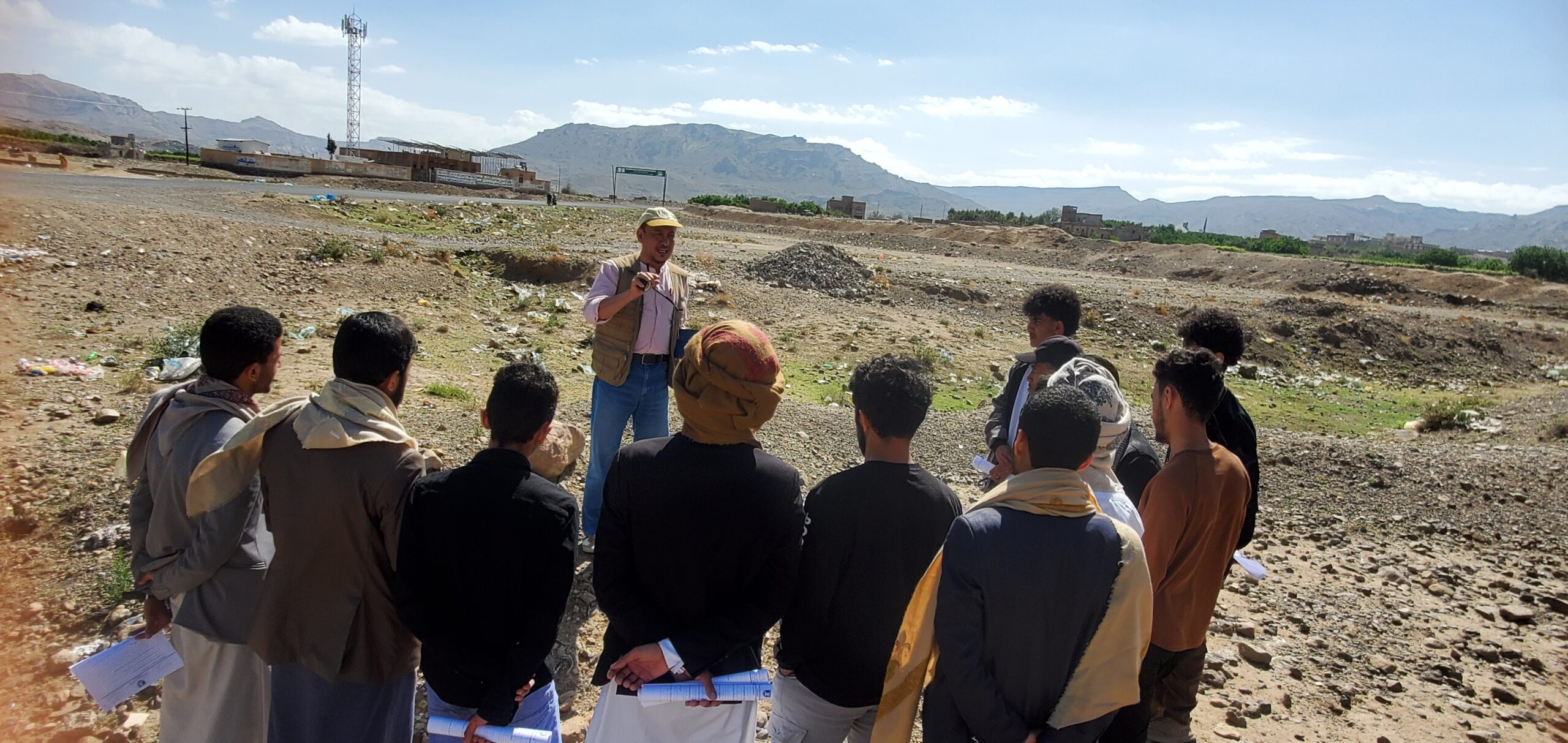 طلاب الهندسة المدنية بجامعة الناصر