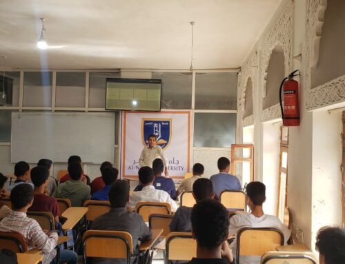 قيادة جامعة الناصر تزور طلاب أولمبياد العلوم والتكنولوجيا