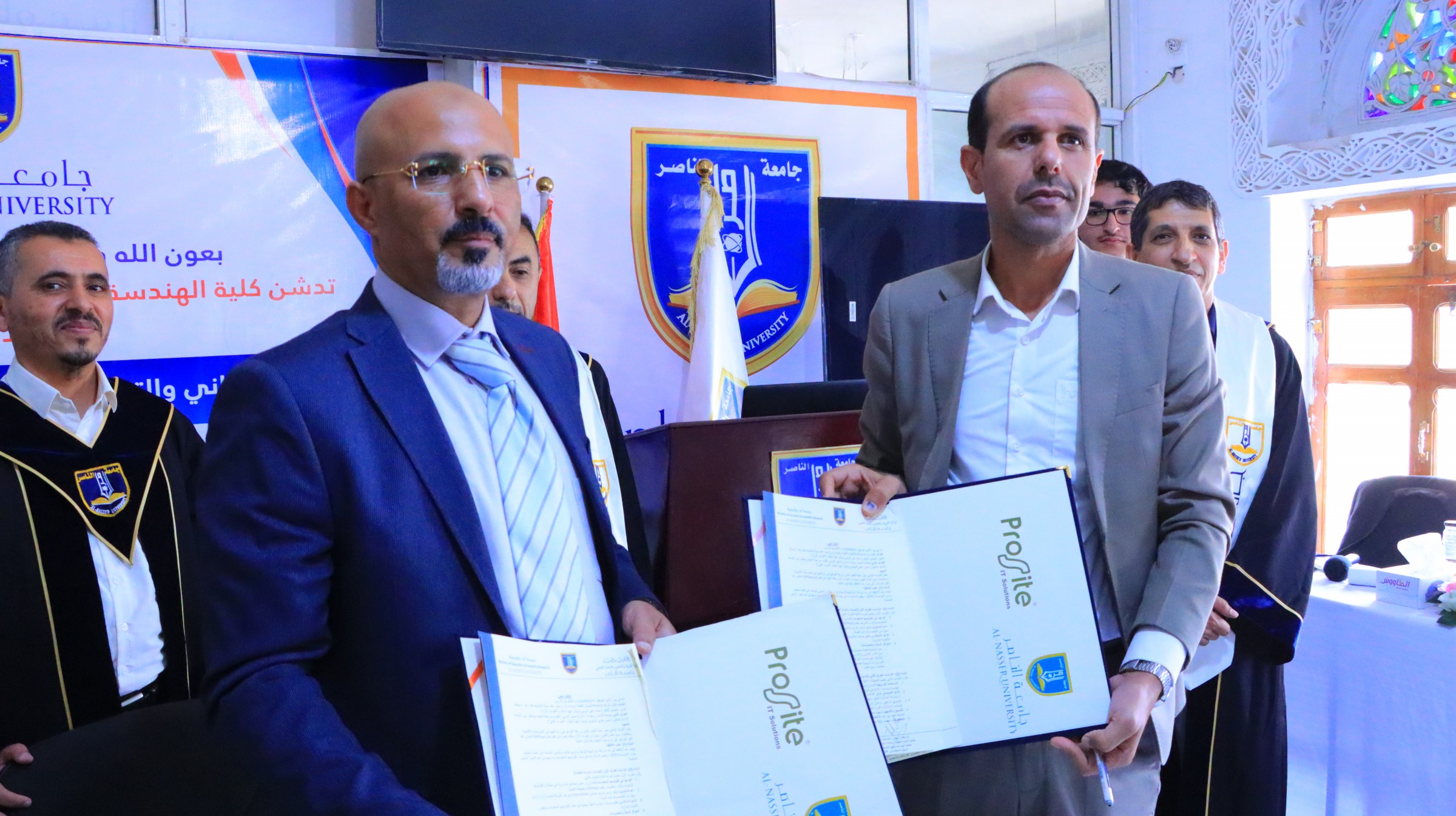 جامعة الناصر توقّع اتفاقيتي شراكة مع DeepSafer وProSite