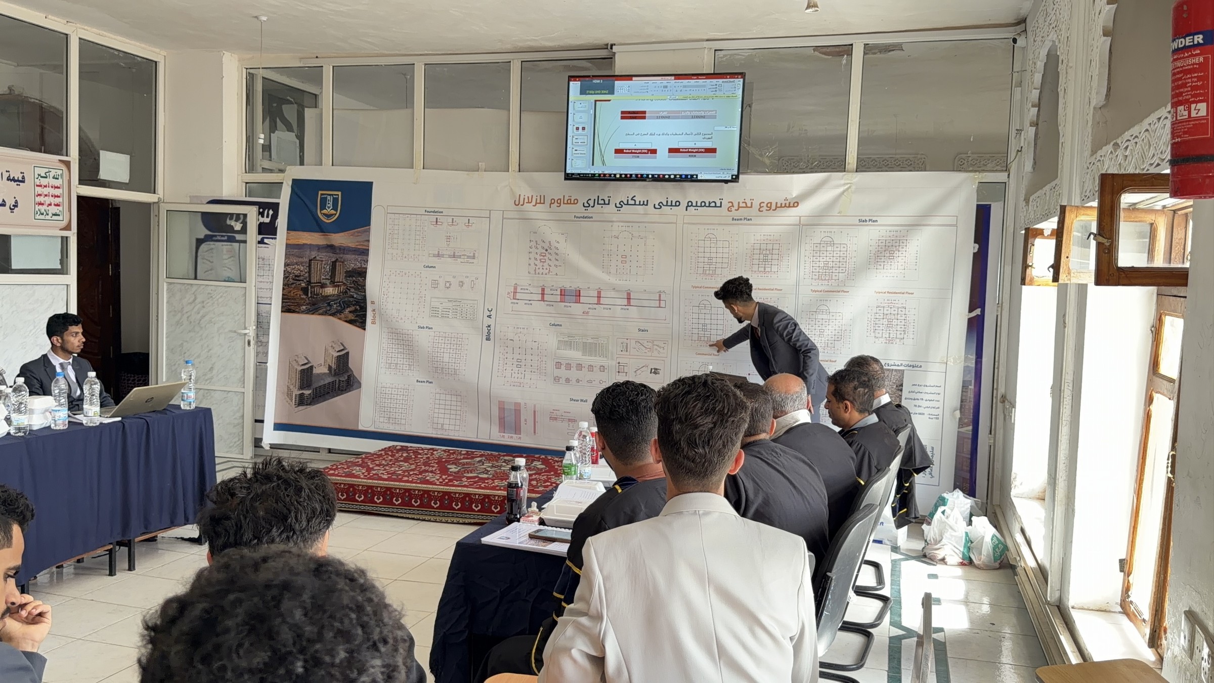 مشاريع تخرج طلاب الهندسة المدنية 6 بجامعة الناصر 2026 م