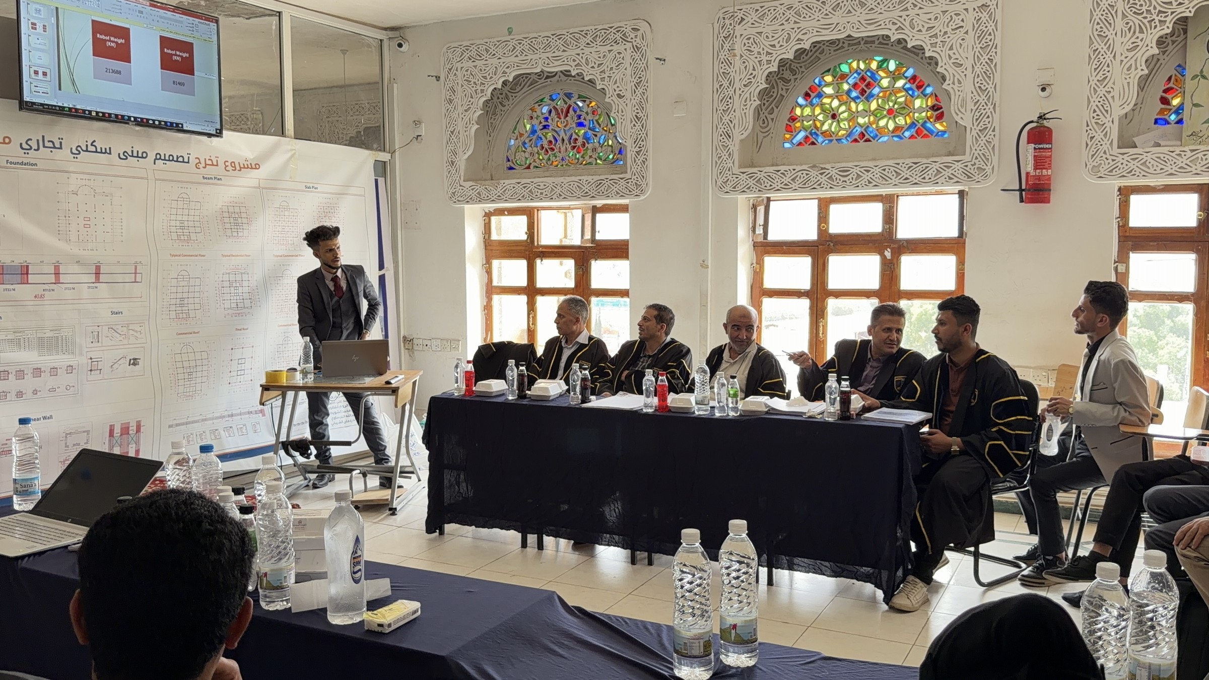 مشاريع تخرج طلاب الهندسة المدنية 7 بجامعة الناصر 2026 م