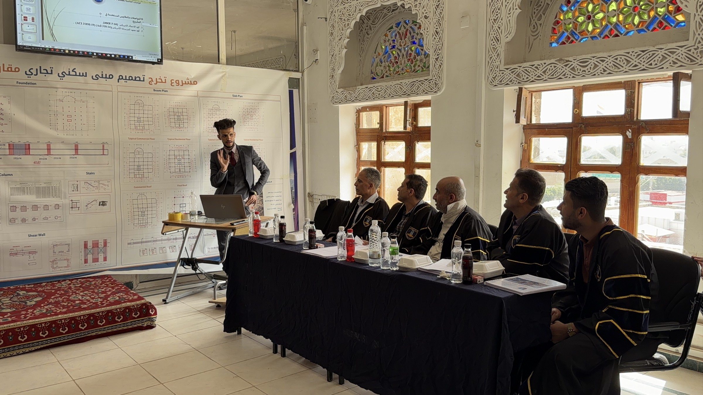 مشاريع تخرج طلاب الهندسة المدنية 9 بجامعة الناصر 2026 م