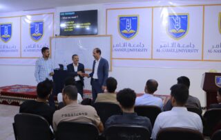 رئيس جامعة الناصر يطّلع على سير دورة التصوير السني لطلاب طب الأسنان