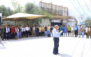 جامعة الناصر تقيم وقفة تظامنية