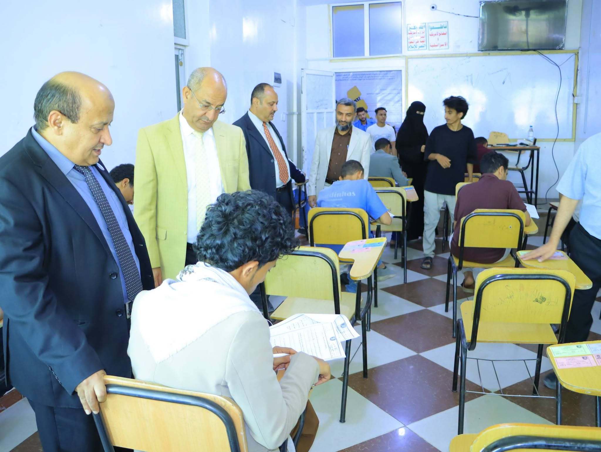 تدشين الاختبارات النهائية في جامعة الناصر للعام الجامعي 1448هـ